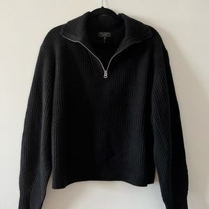 Rag & Bone Cashmere Quarter Zip